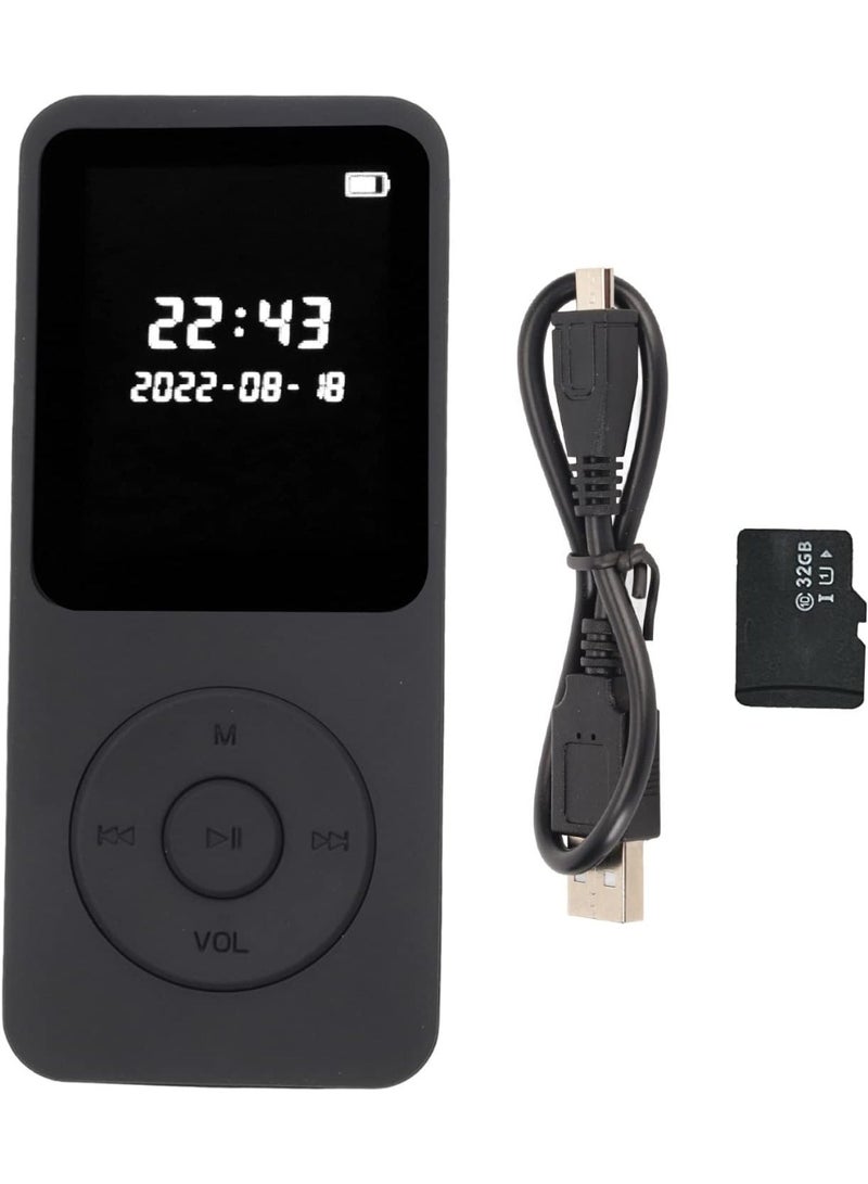 Sorandy Mp3 Player, Music Player with Bluetooth 5.0, Portable HiFi Music Player for Kids, Build in FM Radio, Voice Recorder, Ideal for Running, Jogging, Horseback Riding, Mini Design - Image 3