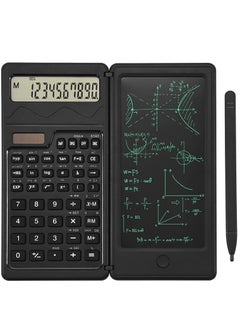 Scientific Calculator with Notepad 10 Digit Large Display Office Desk Calcultors Support Solar Professional Foldable Calculator for Students School and College
