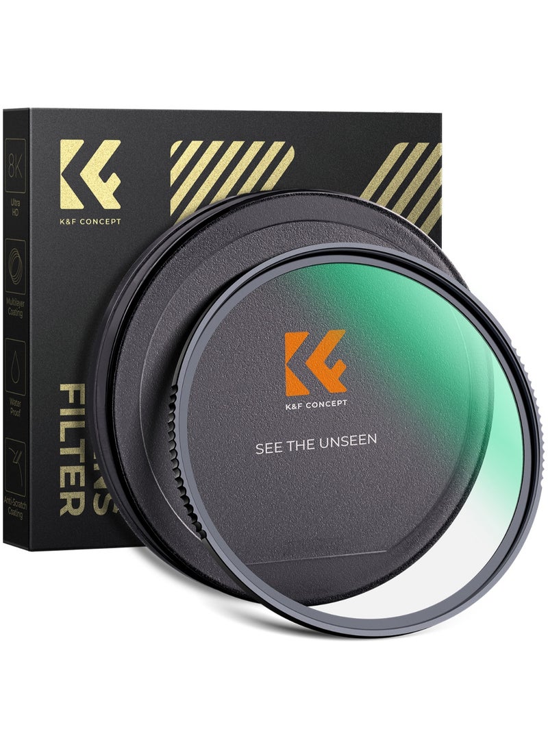 K&F Concept Nano-X MCUV Camera Lens Filter 67mm 28-Layer Nano Coated HD Optical Glass UV Protection Slim Frame for DSLR and Mirrorless Cameras - Image 1
