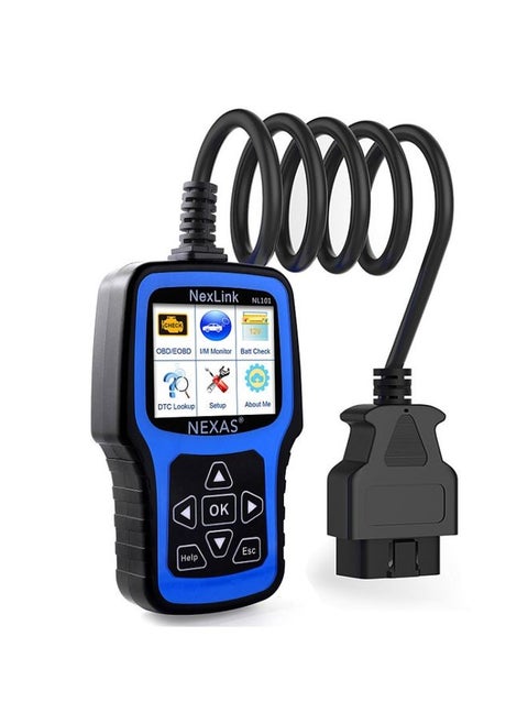 Nexas NL101 Universal OBD2 Scanner Diagnostic Tool & Battery Tester With OBDII