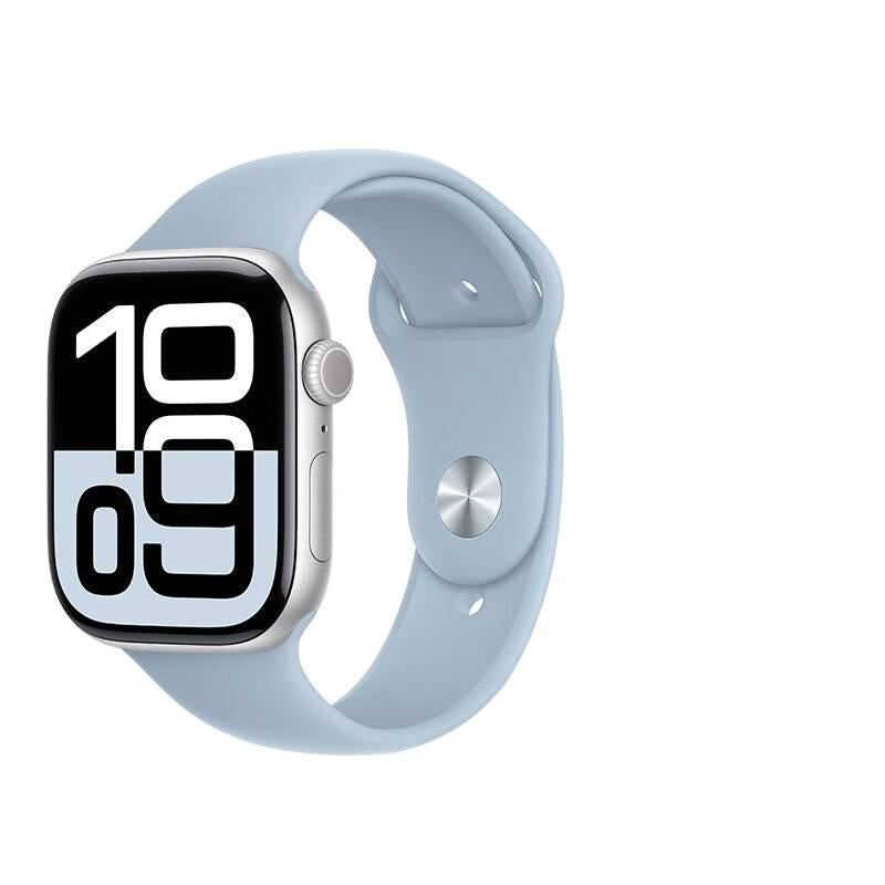 سوار ساعة ذكية سوار رياضي من السيليكون متوافق مع Apple Watch Ultra بملاءمة قابلة للتعديل وحزام بديل للاستخدام اليومي باللون أسود قابل للتعديل - NUR - Image 4