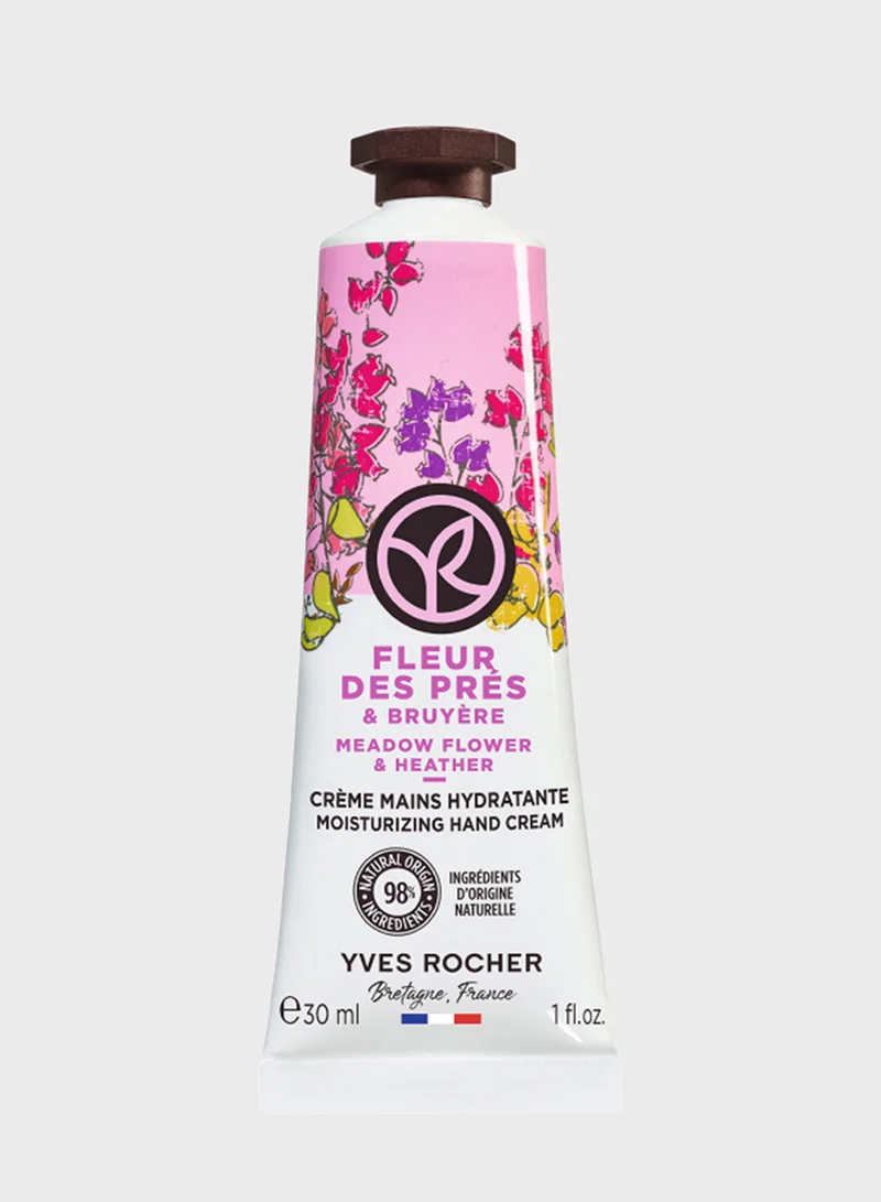 Yves Rocher Hand Cream Fields Flower And Heather 30Ml Tube
