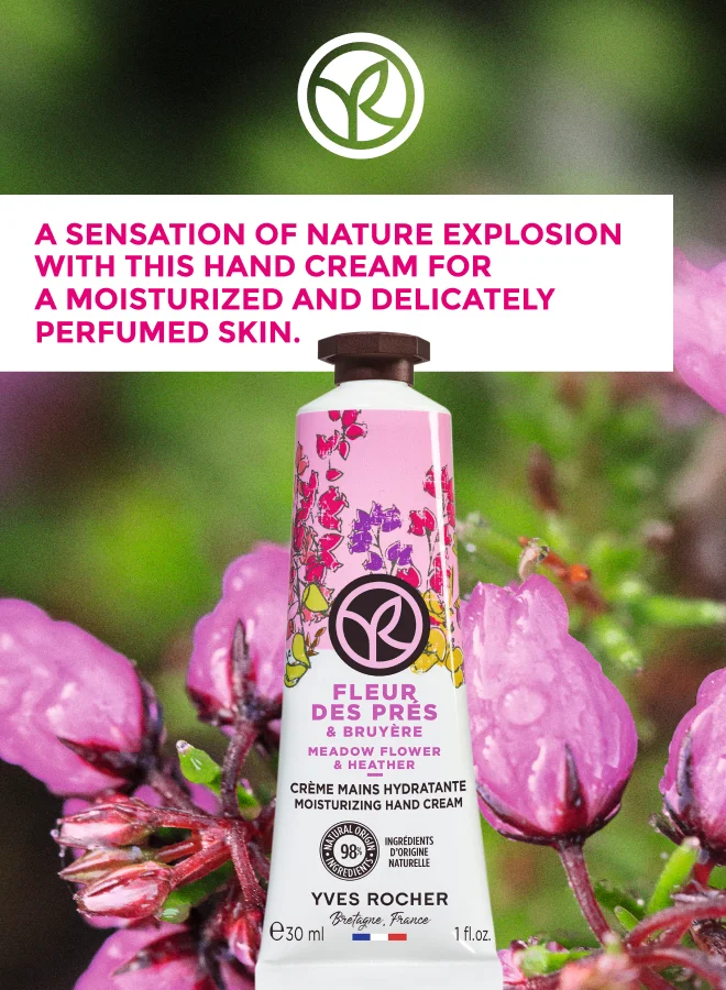 Yves Rocher Hand Cream Fields Flower And Heather 30Ml Tube