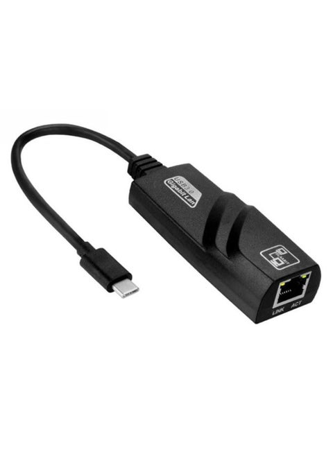 JSM 1000 Mbps USB-C / Type-C to RJ45 Ethernet Adapter Network Cable