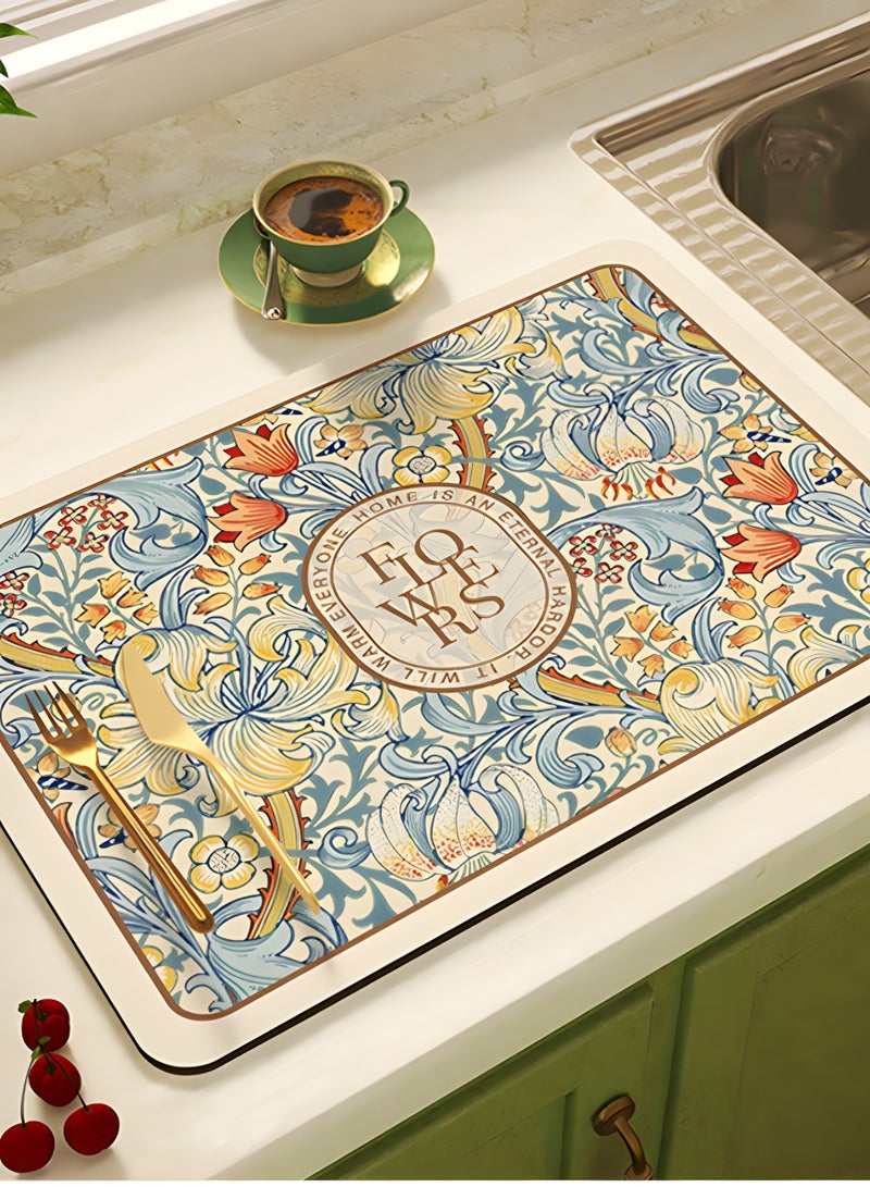 40✕50cm V60 Coffee Mat Kitchen Mat Table Mat Coffee Corner  - Image 1