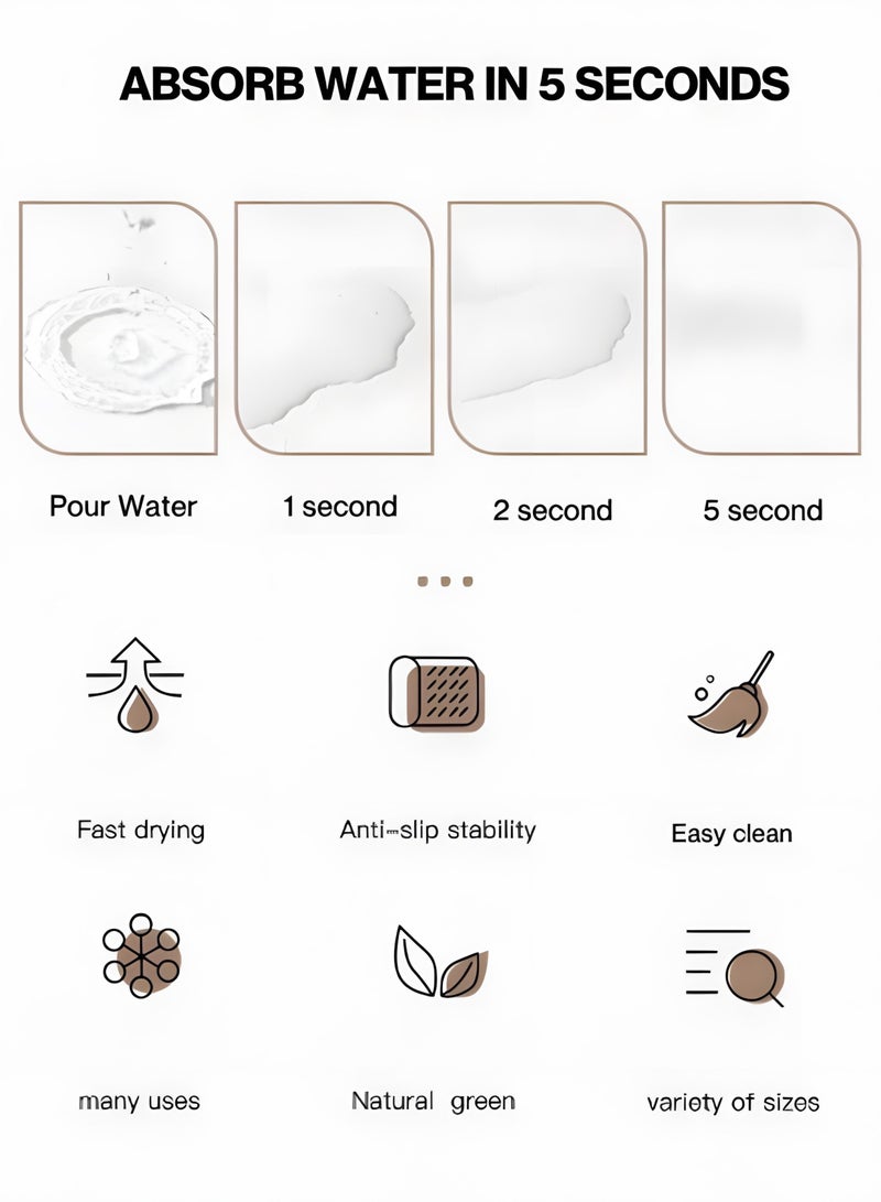 40✕50cm V60 Coffee Mat Kitchen Mat Table Mat Coffee Corner  - Image 3