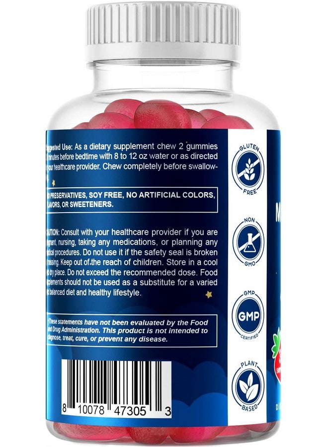 Vitamatic Sugar Free Melatonin 60 mg - 60 Vegetarian Gummies - Non-Habit Forming Supplement - Image 5