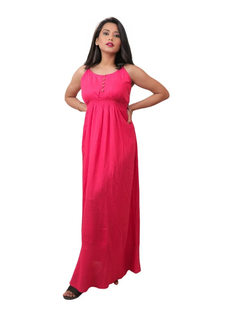 TUMMY Maternity gown  with Adjustable Speghitt Strape