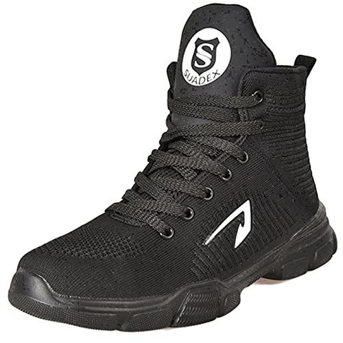 SUADEX Steel Toe Boots for Men Waterproof Work Construction Indestructible Safety Boots for Women - Image 1