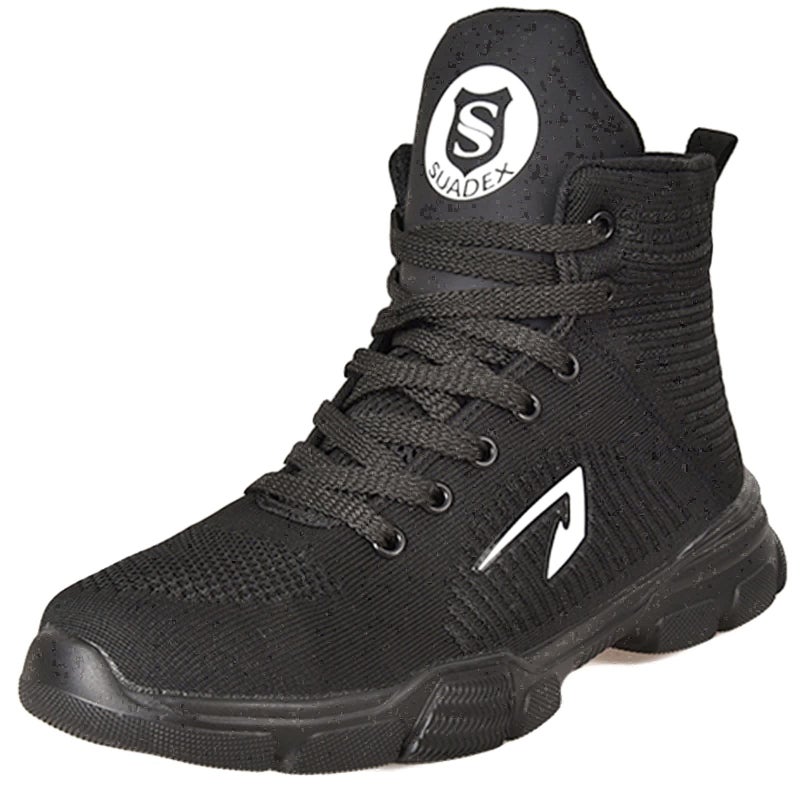 SUADEX Steel Toe Boots for Men Waterproof Work Construction Indestructible Safety Boots for Women - Image 2
