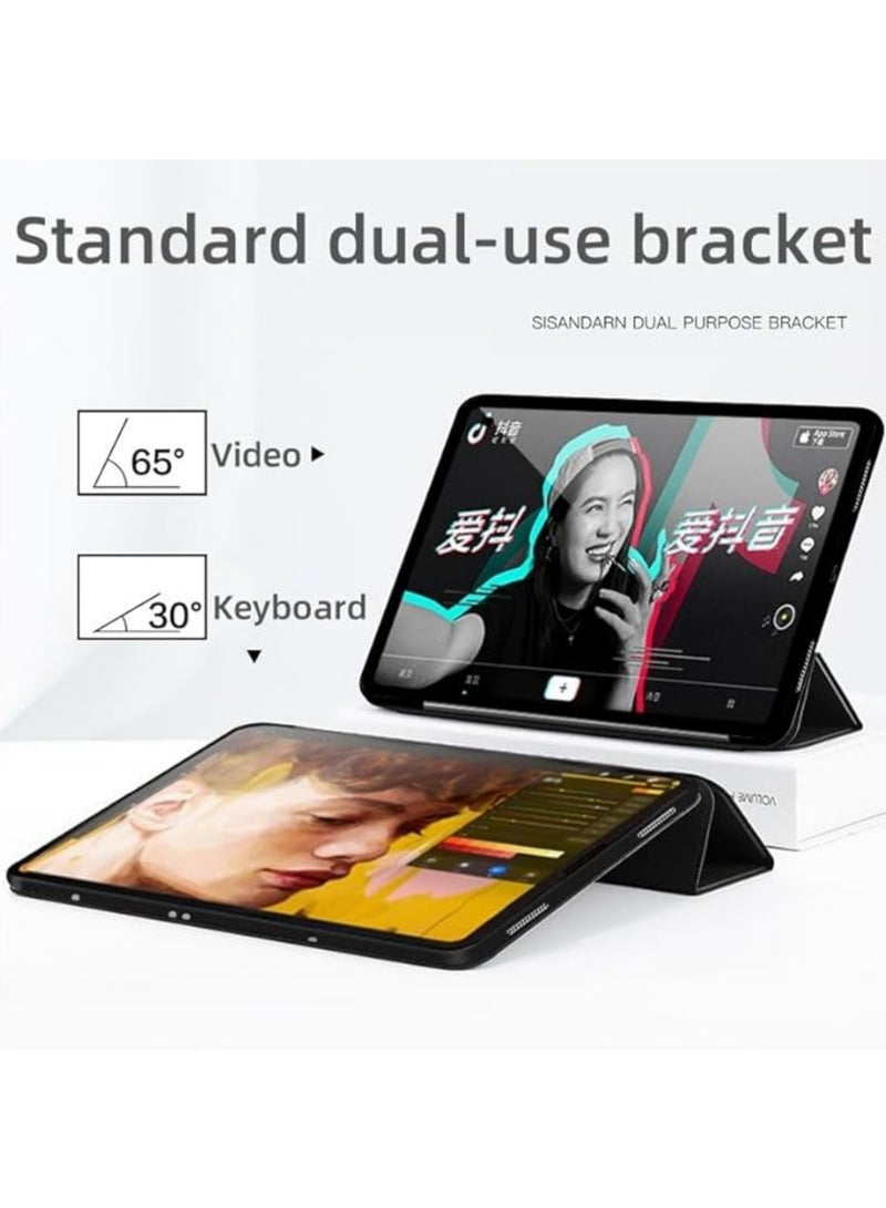 Rock Pow Clear Case Compatible with Xiaomi Redmi Pad SE 8.7 Inch (2024) Acrylic Transparent and Anti-yellowing Tablet Case Auto Sleep/Wake Multi-angle Bracket - Image 4