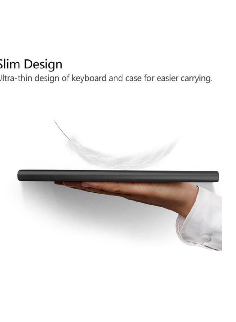 Rock Pow Clear Case Compatible with Xiaomi Redmi Pad SE 8.7 Inch (2024) Acrylic Transparent and Anti-yellowing Tablet Case Auto Sleep/Wake Multi-angle Bracket - Image 3