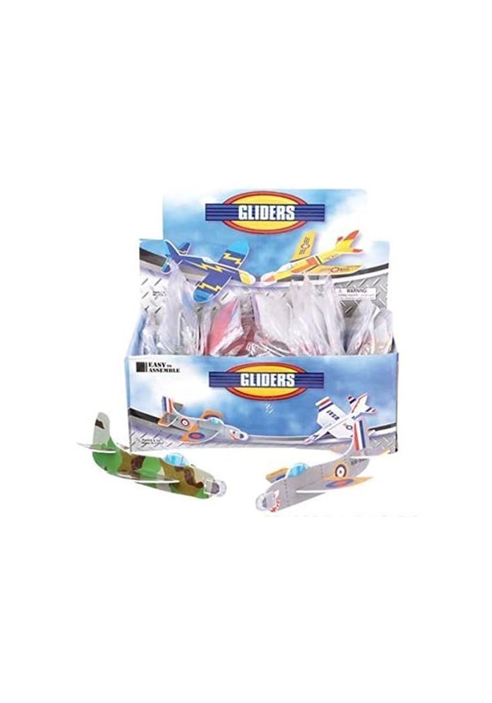 Rhode Island Novelty Foam Glider Assortment - 72 Pack of Colorful Flying Toys - Image 2