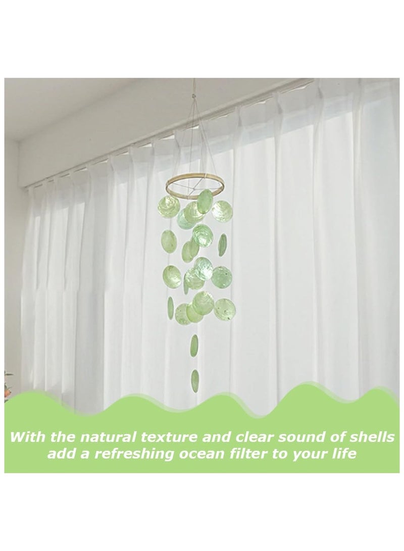 NANAO Shell Wind Chimes, Boho Decoration Dream Catcher, Ocean Theme Wind Chimes, Sunroom Hanging Ornaments,Creativity Garden Hanging Decoration, for Patio, Lawn, Yard - Image 5