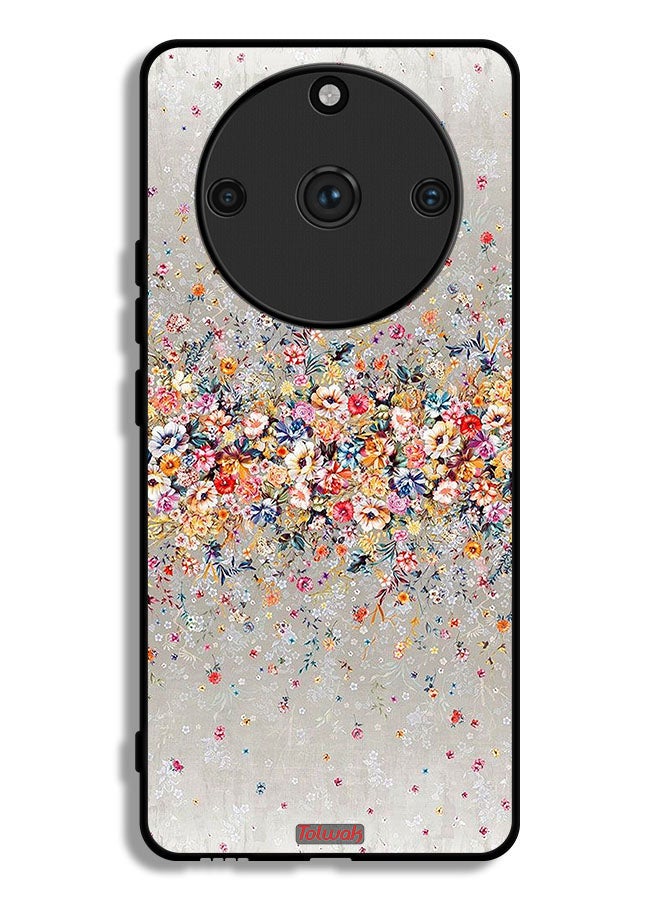Tolwak Realme 11 Pro Protective Case Cover Small Flowers Abstract Art - Image 1