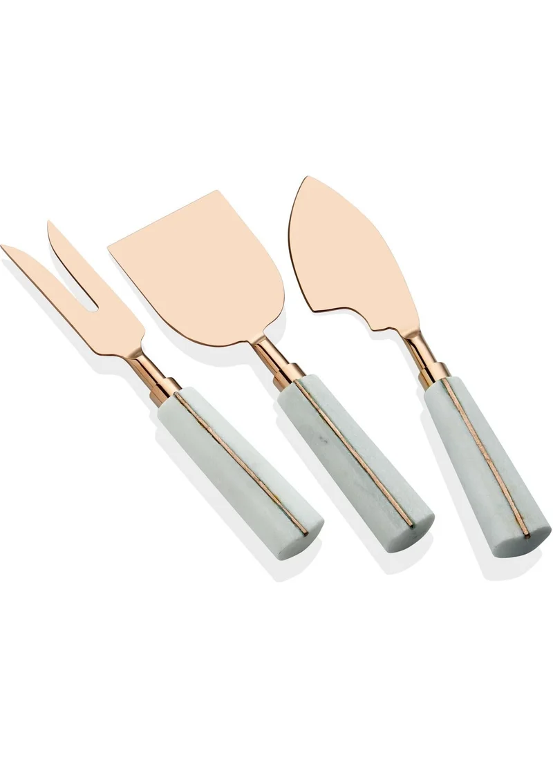 The Mia Marble Cheese Service Set 3 Pieces