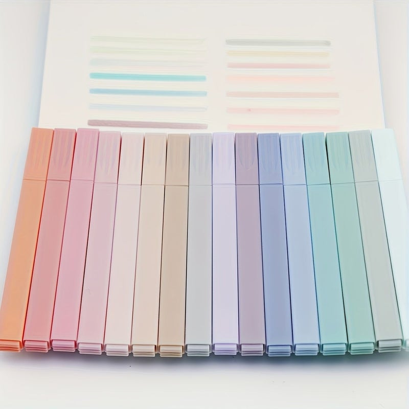 Pastel Highlighter Pens 2 Mixed Colors Round Tip No Seepage For Diary School Office - Image 5