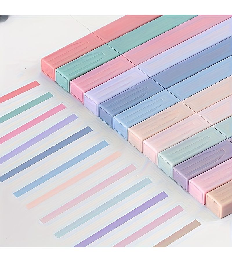 Pastel Highlighter Pens 2 Mixed Colors Round Tip No Seepage For Diary School Office - Image 3