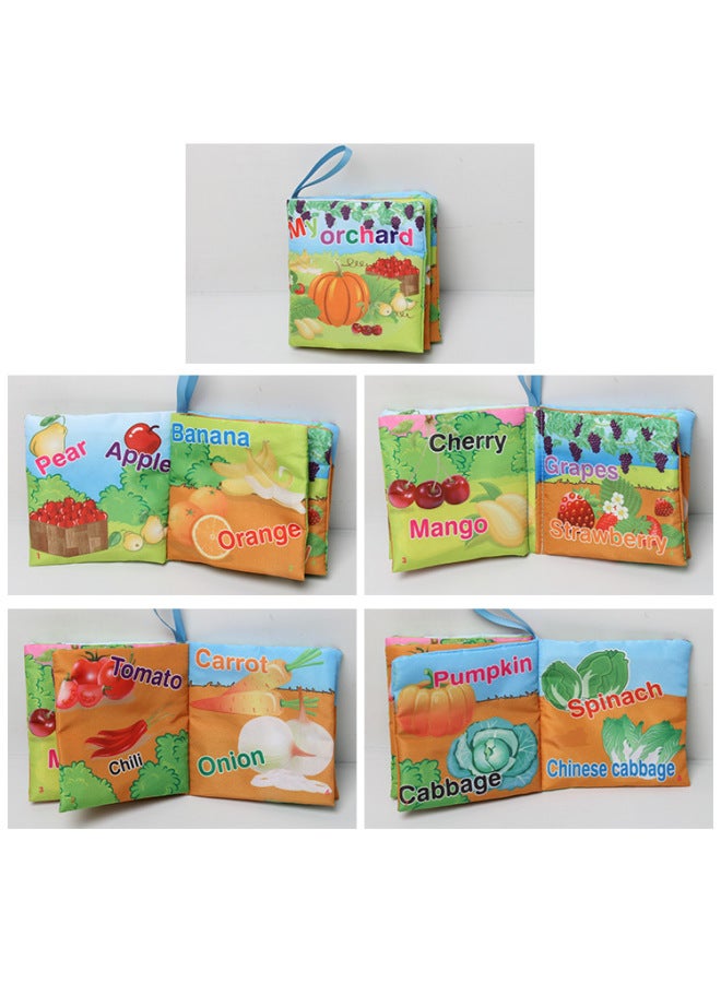Export Infant Cloth Book Early Education Cognitive Toys Forest Animals English Abc Palm Book Baby Cloth Book - Image 1
