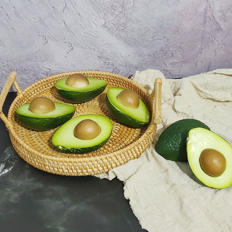 🏠 أفوكادو صناعي خفيف للزينة المنزلية وتصوير المطبخ - Image 5