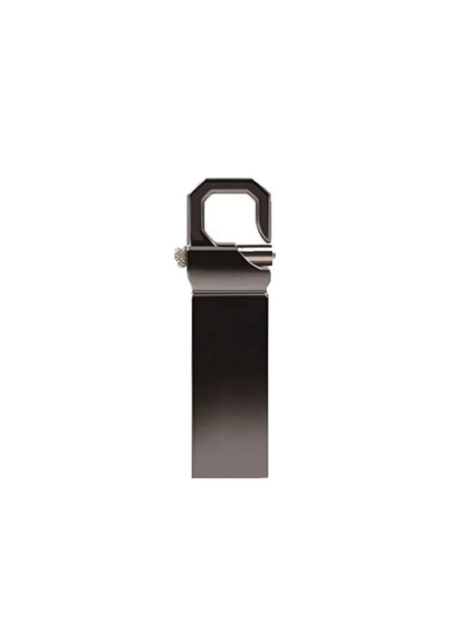 Metal High-speed USB Flash Drive 8G - 128G Fast Waterproof And Shockproof USB Flash Drive Mass Storage Multi-capacity Optional-Color:Dark Gray-Capacity:128M  - Image 1