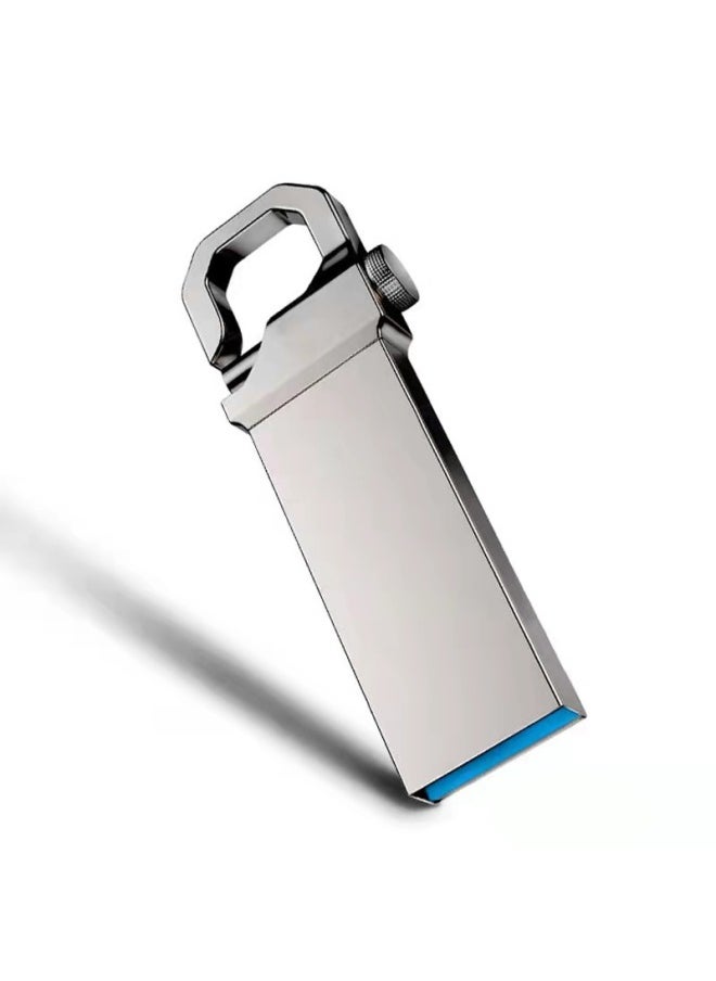 Metal High-speed USB Flash Drive 8G - 128G Fast Waterproof And Shockproof USB Flash Drive Mass Storage Multi-capacity Optional-Color:Dark Gray-Capacity:128M  - Image 4