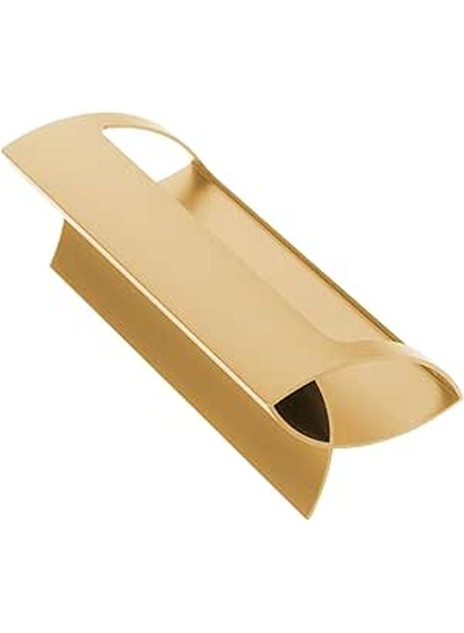 Aluminum Alloy Business Card Holder Display Stand Sleek Metal Desk Organizer - Image 1