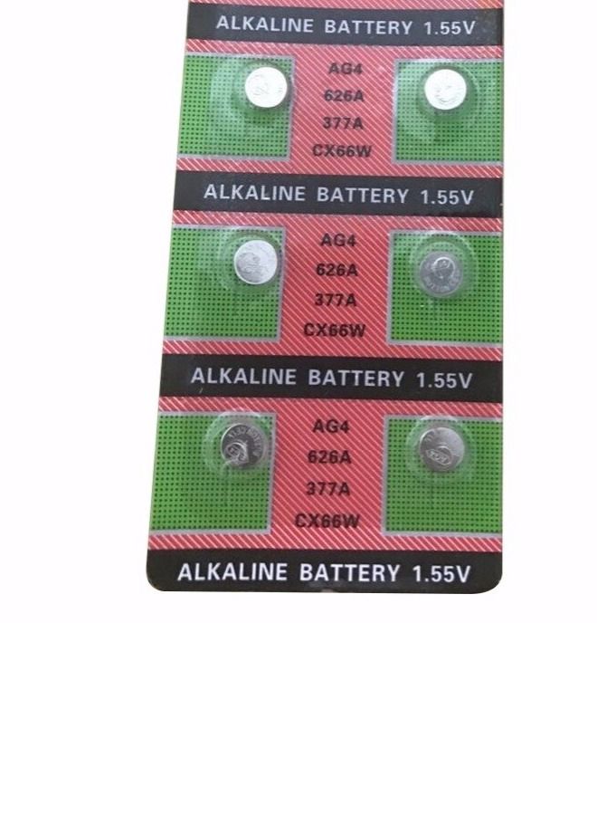 تي ام اي بطارية 1.5 فولت 10  قطع من تي ام آي  AG4 626A 377A CX66W - Image 3