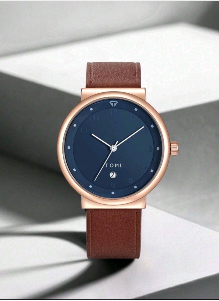 TOMI - Elegant Wrist Watch For Men Size 40mm - Image 1