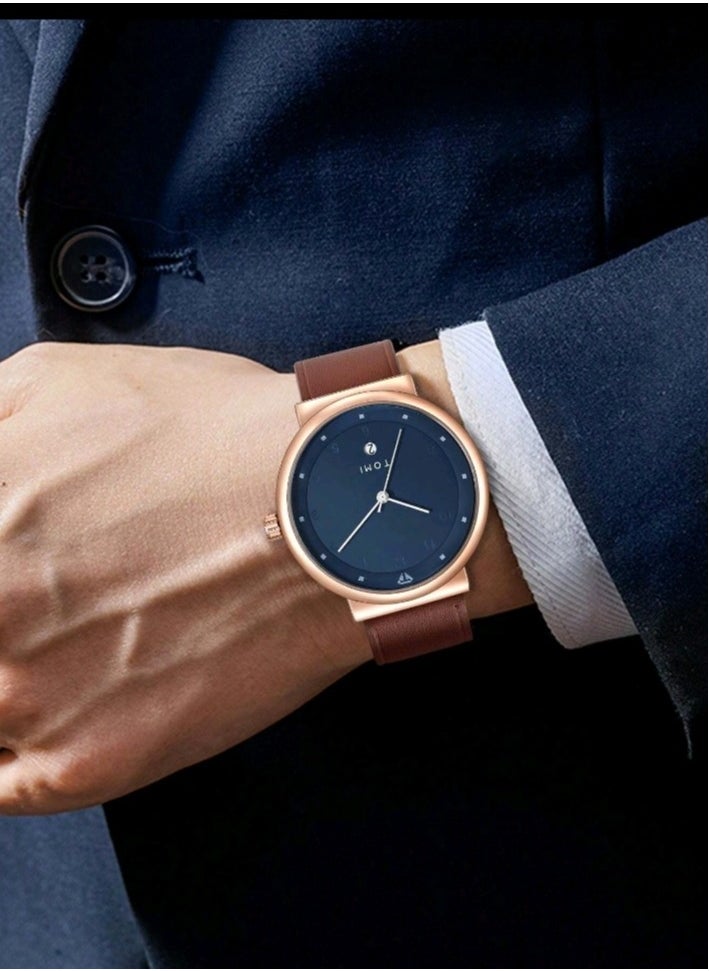 TOMI - Elegant Wrist Watch For Men Size 40mm - Image 1
