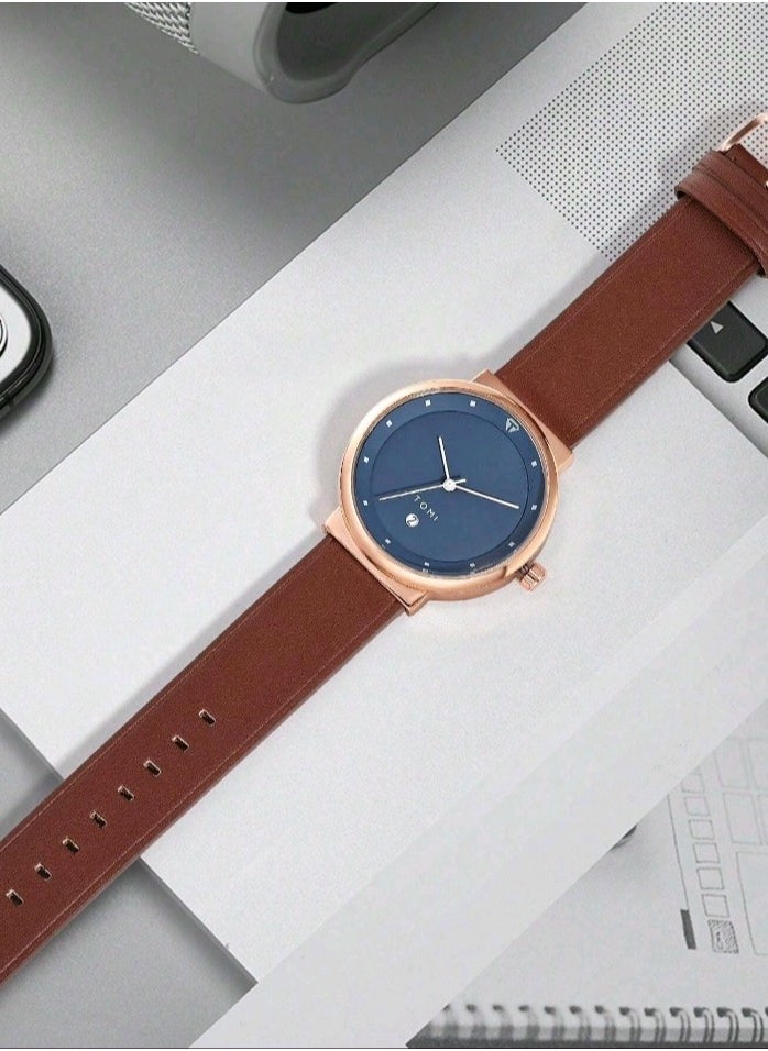 TOMI - Elegant Wrist Watch For Men Size 40mm - Image 1