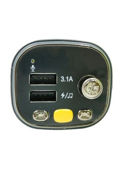 تي اي تي T90C جهاز إرسال FM للسيارة ، جهاز إرسال الصوت اللاسلكي ، التوصيل ، شحن USB 3.1 أمبير لاسلكي  - Image 3