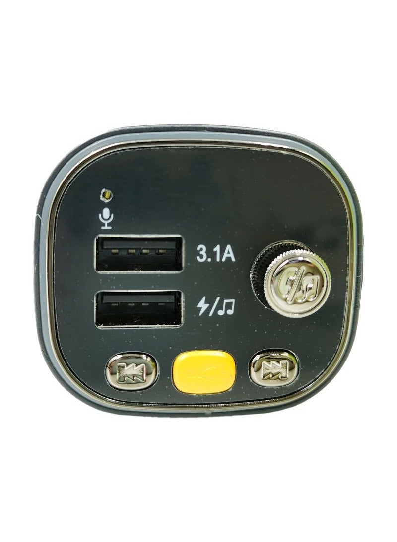 تي اي تي T90C جهاز إرسال FM للسيارة ، جهاز إرسال الصوت اللاسلكي ، التوصيل ، شحن USB 3.1 أمبير لاسلكي - Image 3