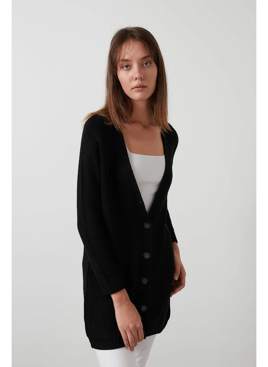 ليلا 100% Soft Acrylic Knitwear Knitted Long Cardigan Women CARDIGAN 4615044