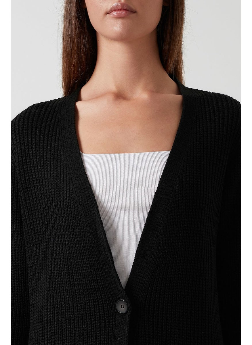 Lela 100% Soft Acrylic Knitwear Knitted Long Cardigan Women CARDIGAN 4615044  - Image 4