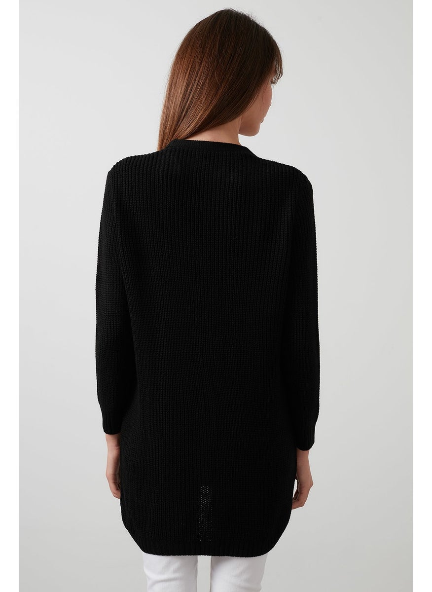 Lela 100% Soft Acrylic Knitwear Knitted Long Cardigan Women CARDIGAN 4615044  - Image 5