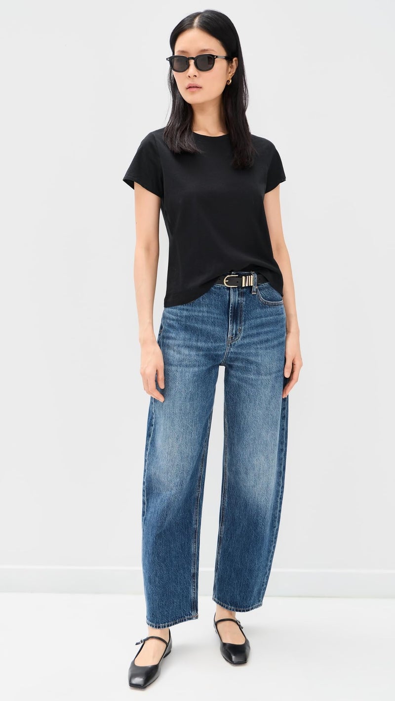 Made Well Madewell Women's Northside Vintage Tee, True Black, S - Image 3