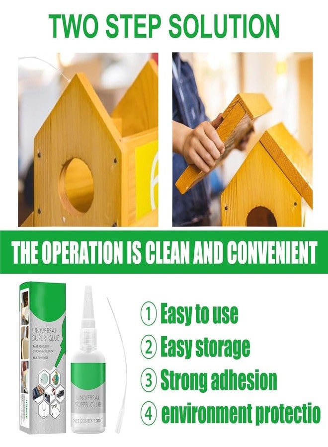 ZEVON High-Strength Oily Glue for Universal Repairs - Instant Super Glue for Wood, Ceramic, Plastic, Metal, Glass, and More - Image 2