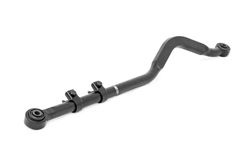 Rough Country Forged Adjustable Track Bar for 18-23 Jeep Wrangler JL/JT - 11061, Front, Black - Image 1