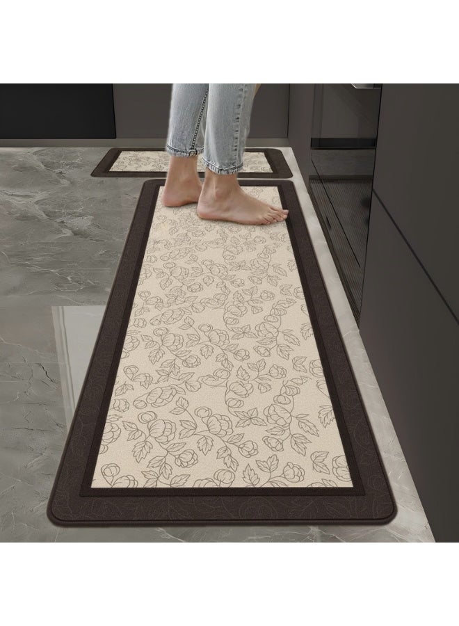AiQi Waterproof Anti-Slip Kitchen Floor Mat Set of 2 (50×80cm + 50×150cm) | Soft Anti-Fatigue Comfort Rugs for Kitchen, Bedroom & Entrance - Image 1