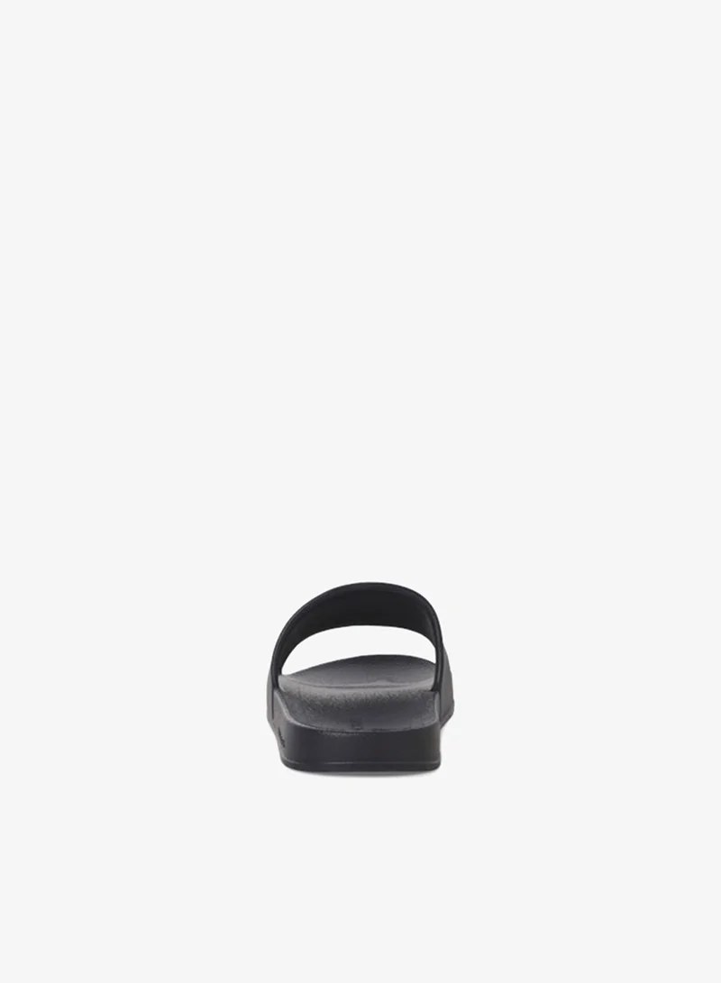 JACK & JONES Anthracite Jfwollie Printed One Strap Filp Flops for Men | Best Price UAE