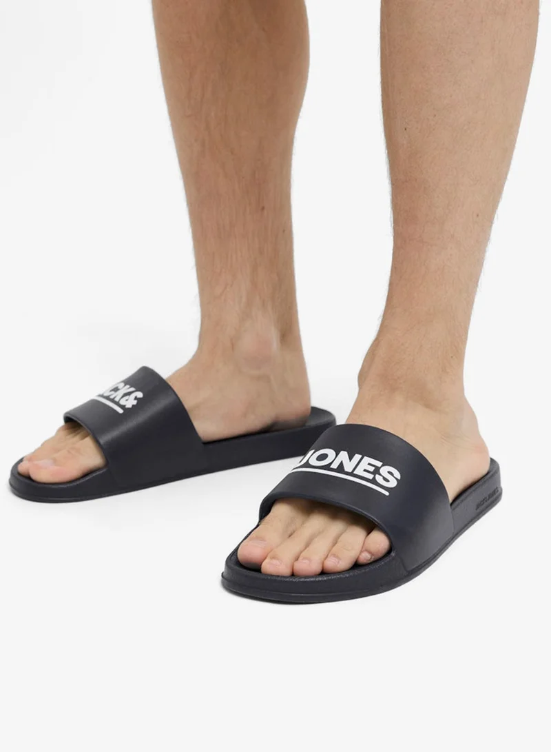 JACK & JONES Jfwollie Printed One Strap Filp Flops