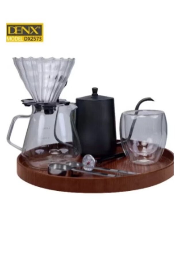 Denx Coffee Maker Kit, 12pcs Coffee Accessories Tools with Portable Carrying Bag - Image 1