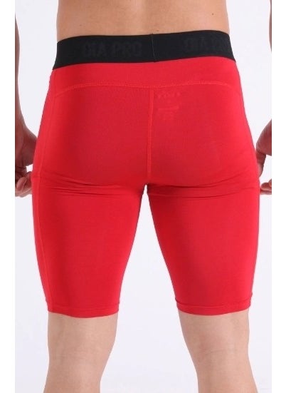 DIADORA - Flatron Pro Short Tights Red - Image 1