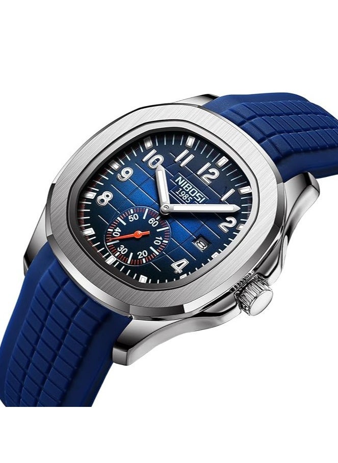 NIBOSI Men's Watches Analog Quartz Wrist Watch Men Stainless Steel Waterproof Date Business Casual Fashion Design Watches for Men  - Image 2