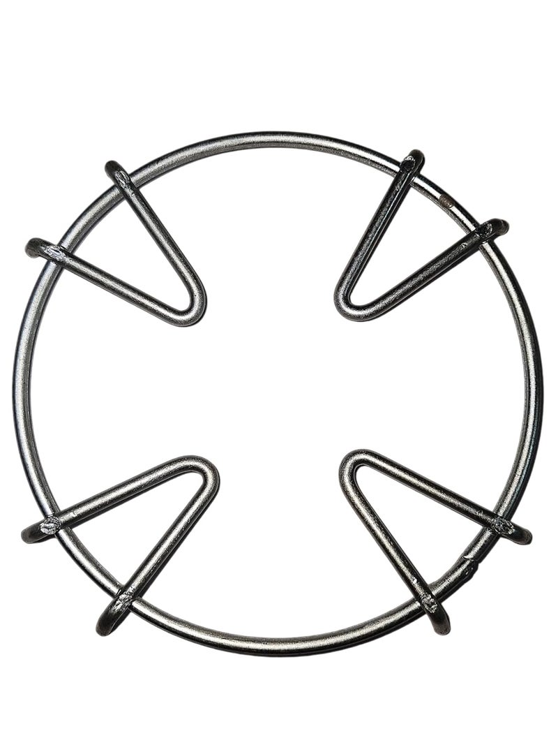 Itida Itida Mini Pan Support 13 CM Round Gas Stove Stand for Small Utensils Silver Pack of 3  - Image 2