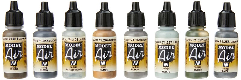 Vallejo RLM II Set Model Air Watercolor Paint, 17ml - Image 3