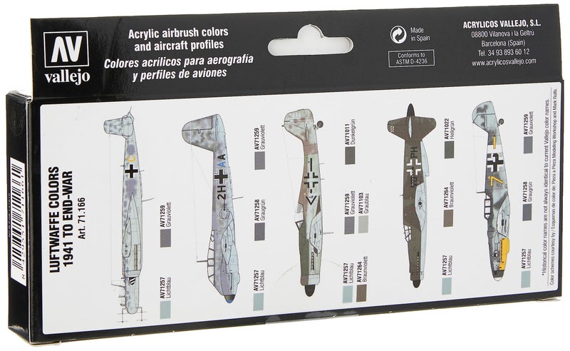 Vallejo RLM II Set Model Air Watercolor Paint, 17ml - Image 2