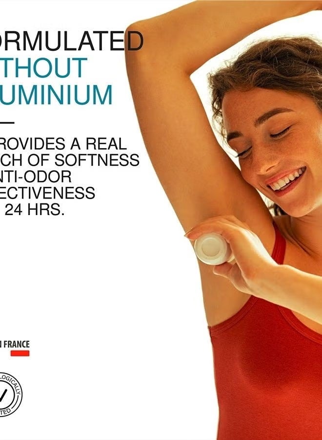 يورياج URIAGE Aluminum-Free Deodorant 24hr 1.7 fl.oz. | Gentle Roll-On Protection for Excessive Armpit Sweat | Men and Women | Combats Odor and Provides a Fresh, Clean Feeling for 24hr - Image 2