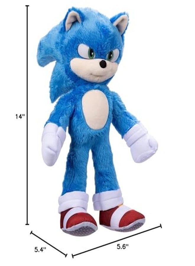 Sonic The Hedgehog, Sonic Movie 13" Plush, 5.6 x 5.4 x 14 inches - Image 3